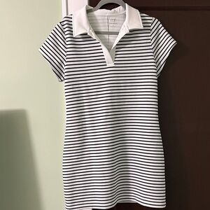 Abercrombie & Fitch Navy and White Striped Dress